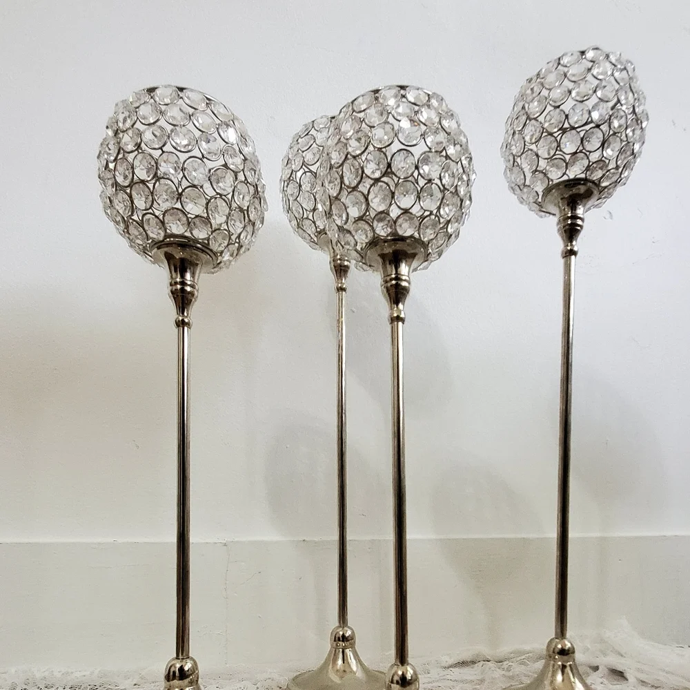 Z Gallerie Tealight Lamps Two 20-inch & Two 17-inch [All Four]